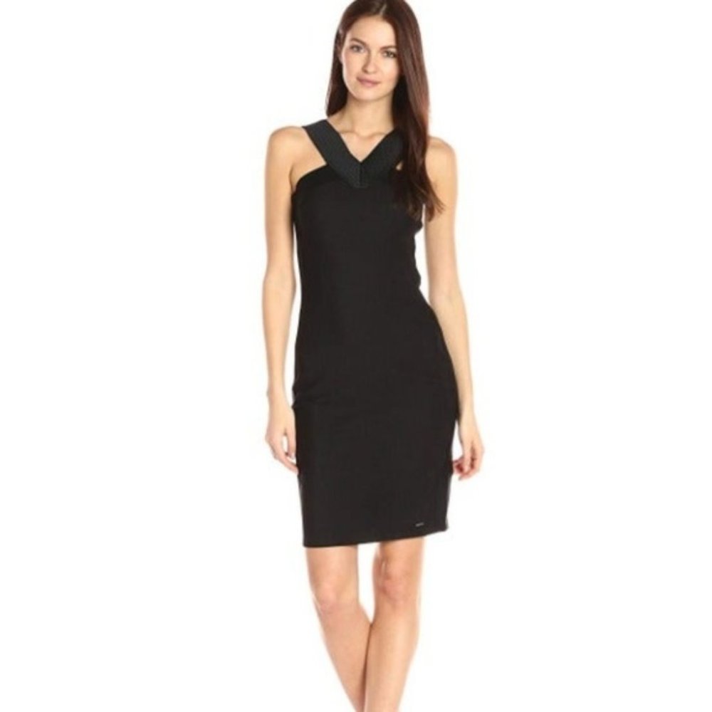 NWT A|X Armani Exchange X Neck Bodycon Dress